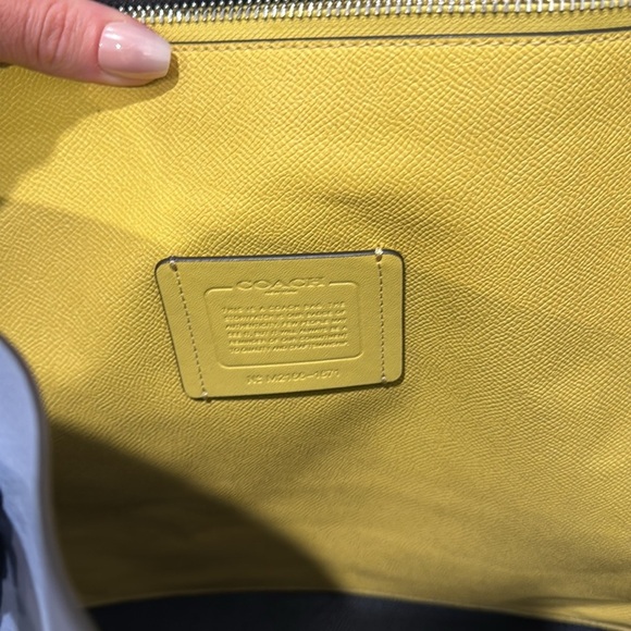 Coach Mollie Tote - Baby Blue & Silver - Picture 5 of 7